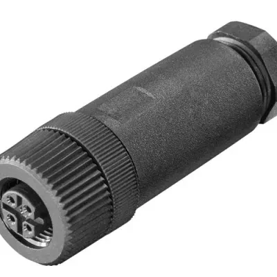 SIGNALLING CONTACT M12 CABLE CONNECTOR PRO, SOCKET F. CONNECTION OF SCALANCE X208PRO FOR SIGN.CONTACT W. MOUNTING INSTR. 5-POLE, B-CODED, 3 PCS