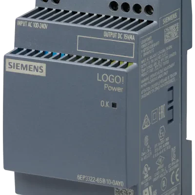 LOGO!POWER 15 V / 4 A stabilized power supply input 100-240 V AC output 15 V / 4 A DC