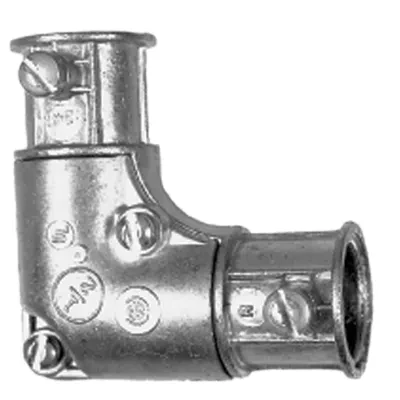 1/2" Set Screw Type Connector - EMT to EMT - Inside Corner