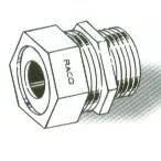 1/2 IN STRAIGHT STRAIN RELIEF CORD CONNECTORS STEEL/MALLEABLE IRON, .250 - .375IN. CABLE RANGES, FORM 1