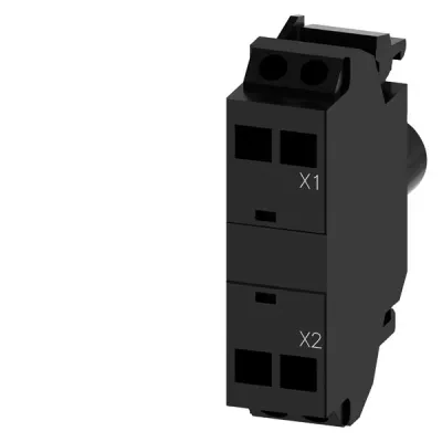 Led module with integrated led 6-24V AC/DC green, spring-type terminal, for front plate mounting