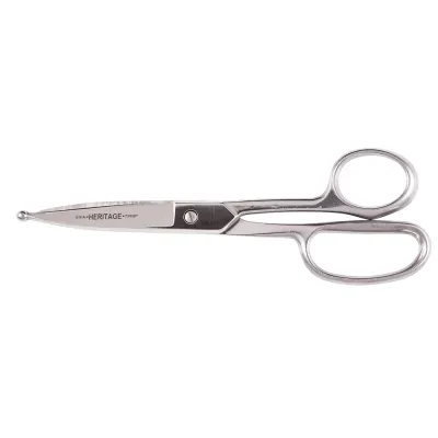 Straight Stainless Trimmer w/Ball Point, 8-Inch, Scissors made with hot forged precision ground stainless steel