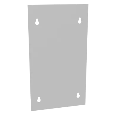 Blank Flush Cover Type 1 6x12 Screw Cover ANSI 61 Gray Steel Flange 3/4 Inch on All Sides