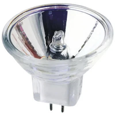 20W MR11 Halogen Low Voltage Narrow Flood Clear Lens GU4 Base, 12 Volt, Card, 2-Pack