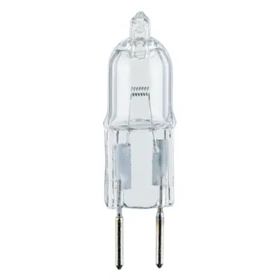 20W T3 JC Halogen Xenon Low Voltage Clear G4 Base, 12 Volt, Card, 2-Pack