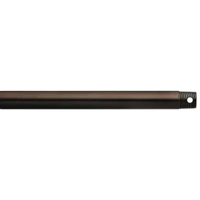 48 inch fan downrod (1 inch O.D.) suggested for 13 foot ceilings in Oil Brushed Bronze