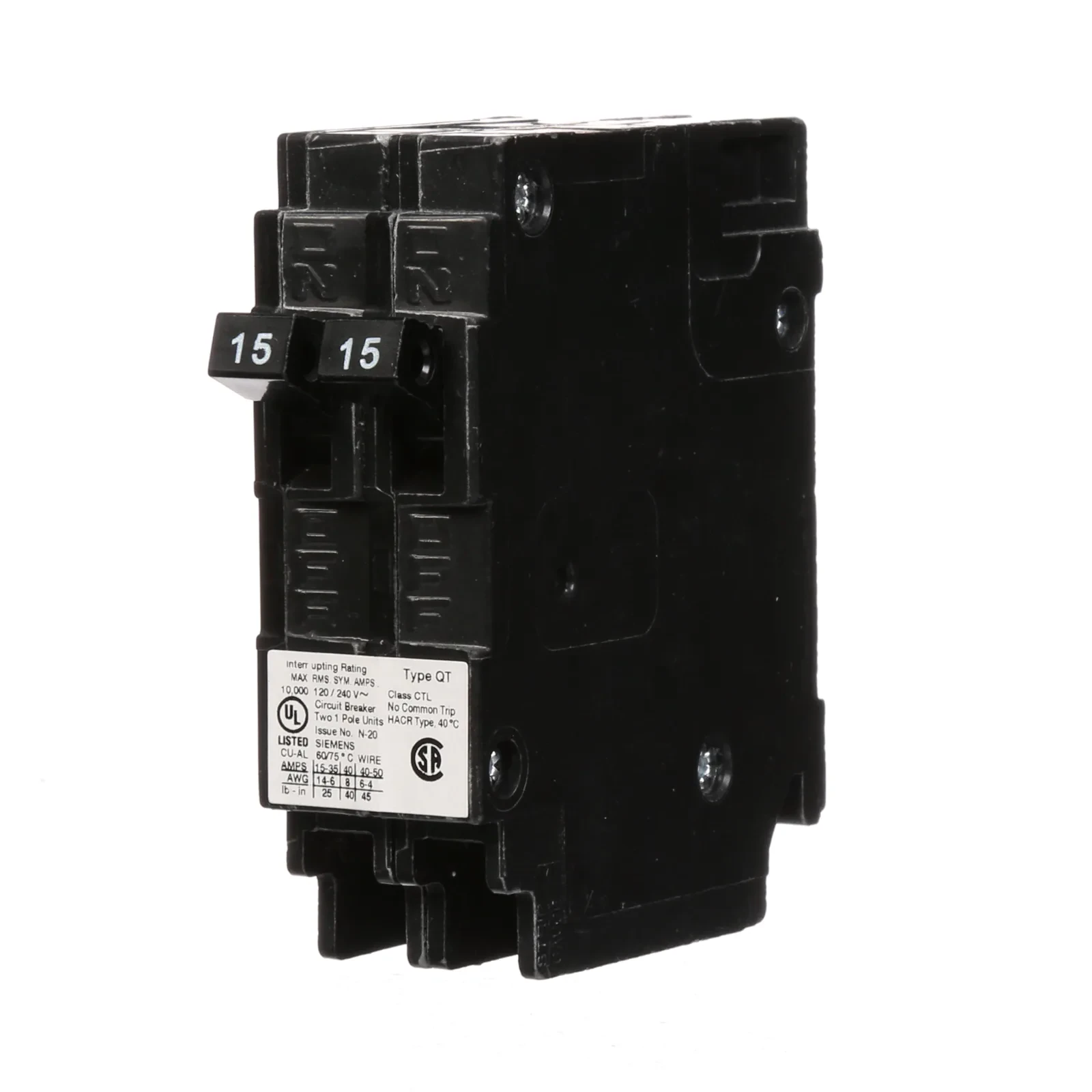 Connecticut Electric Q1515 Circuit Breakers product image