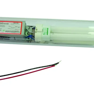 Machine Tool Light, 18 WTT, 24 VAC, 1250 LM, Internal Ballast, Fluorescent, Size- 23 (Length) IN, Bracket Mounting, Water Resistant Enclosure