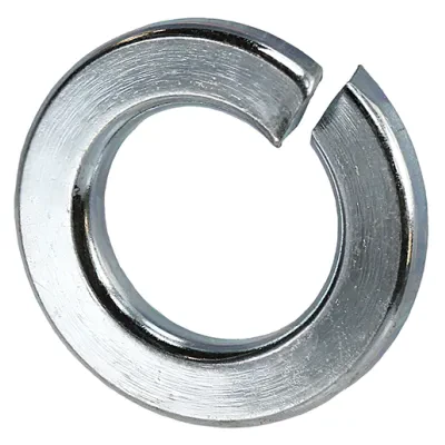 Lock Washer, Steel material, Zinc Plated Finish, fits bolt size #6