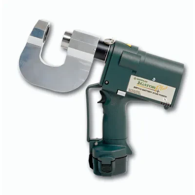 This tool punches 1-11/32" (34.1 mm) diameter holes in 16 and 18 gauge structural studs.  Has the ability to punch holes in under 5 seconds.  The ESP710L can take both time and har...