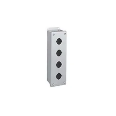 N4 30.5 MM 5 Pushbutton Enclosure 12.5X3.2X2.7 Carbon Steel - Gray
