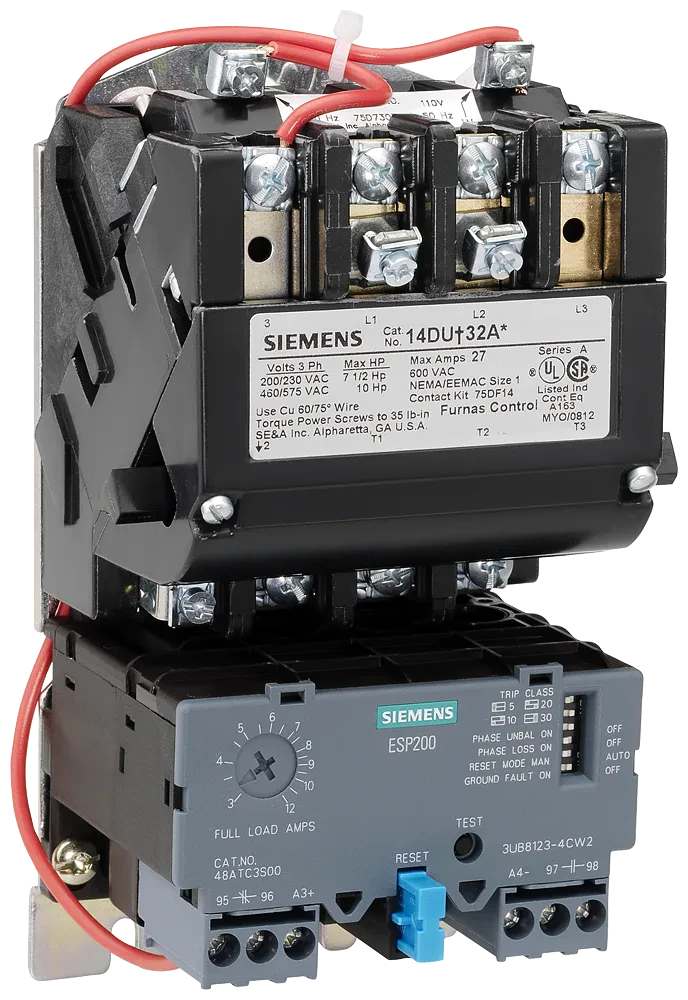 Siemens Industry, Inc. 14DUD32AG Motor Starter Controls product image